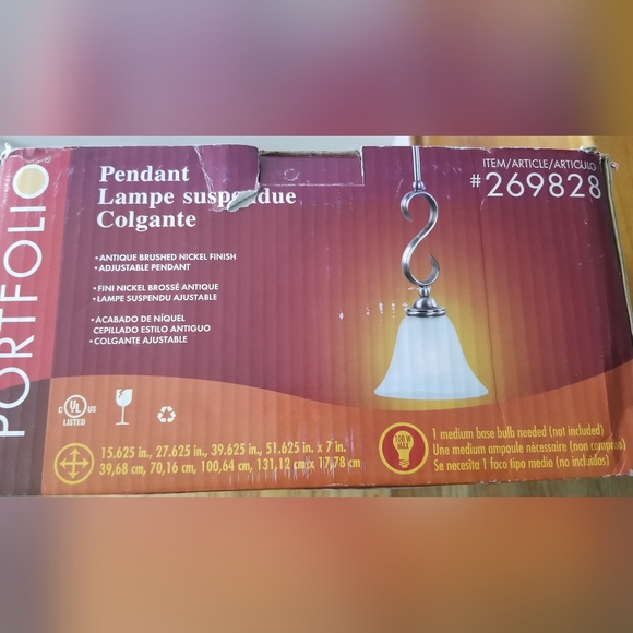 2 Pendant lights - Picture 2 of 2